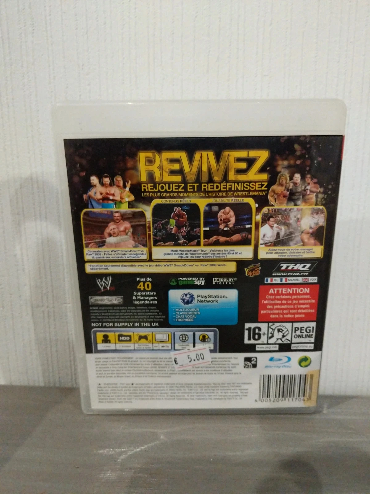 Leyendas de WrestleMania de la WWE – PS3 – photo 4